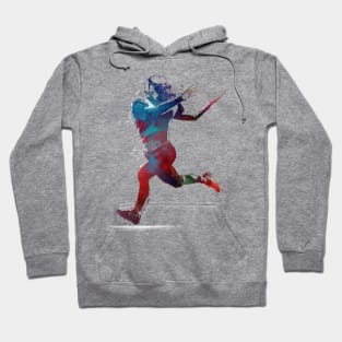 American football player #football #sport Hoodie